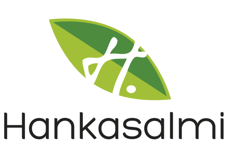 Hankasalmi logo vihreä lehti