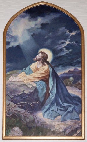 Kuva Hilja Karola-Bergmanin maalauksesta Getsemane