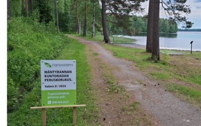 Mäntyrannan kuntoradan peruskorjaus on alkanut