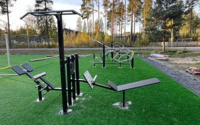 Opastuksia ulkokuntosaleilla!